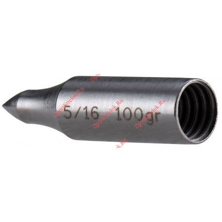 Наконечник для деревянных стрел с резьбой 5/16 125grn Timber Creek Steel Field Taper Points